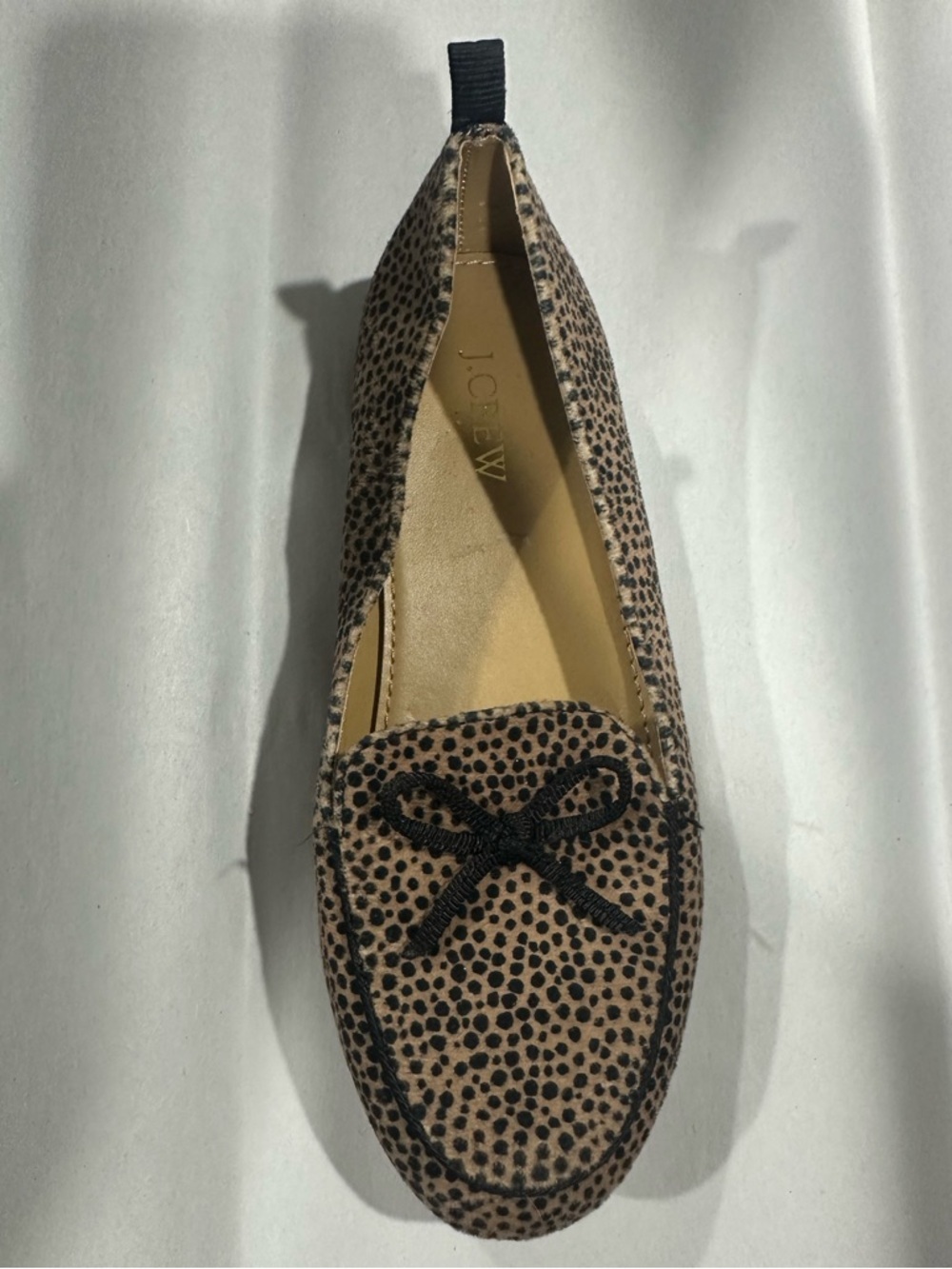 J. Crew Girls Leopard Print Loafers in Tan and Black - Picture 3 of 6